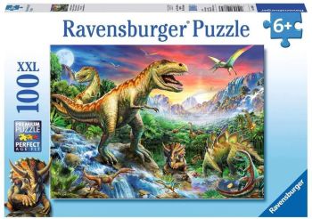 RAV106653 - Puzzle 100 Teile In der Zeit der Dinosaurier