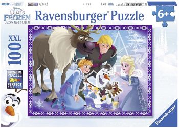 RAV107308 - Puzzle 100 Teile THE FROZEN – Familie hat Tradition