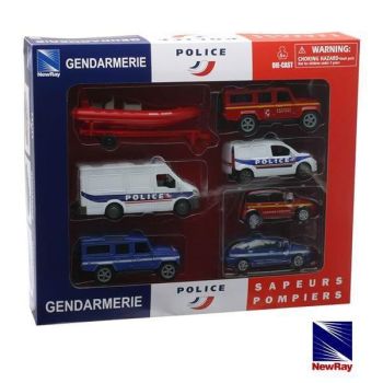 NEW22095 - Feuerwehr- und Polizeifahrzeuge