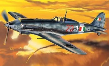 ITA1227 - MC Flugzeug. 205 Klettverschluss zum Zusammenbauen und Bemalen