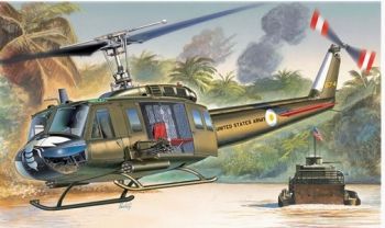 ITA1247 - UH-1D Iroquois Hubschrauber zum Zusammenbauen und Lackieren