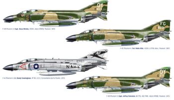 ITA1373 - F-4 Phantom D Aces Flugzeug zum Zusammenbauen und Lackieren