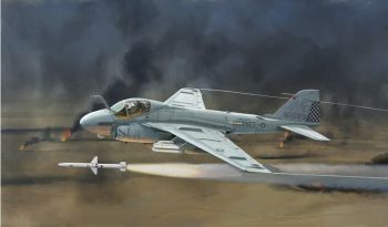 ITA1392 - A-6E Intruder US Navy/USMC Flugzeug zum Zusammenbauen und Lackieren