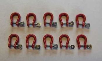 YCC634-1 - Lot von 10 Fesseln von 25 Tonnen Rot