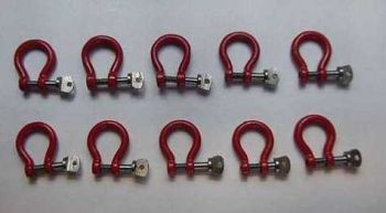 YCC633-1 - Lot von 10 Schäkel 50 Tonne Rot