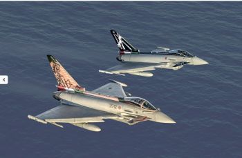 ITA1406 - Kampfflugzeug EF-2000 Gruppi Caccia 100. Jahrestag