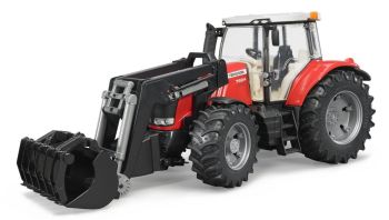 BRU3047 - MASSEY FERGUSON 7624 mit Gabeln Maßstab: 1/16