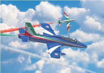 ITA1418 - Flugzeug MB 339A PAN 2018 zum Zusammenbauen und Lackieren