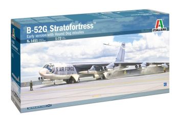 ITA1451 - Baubares und bemalbares B-52G Stratofortress-Flugzeug mit Hound-Dog-Raketen