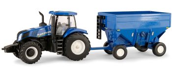 ERT13868 - NEW HOLLAND T8.350 Mit Waggonanhänger