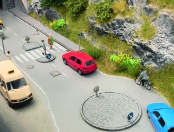 NOC14690 - Satz Verkehrsinseln ohne Stangen oder Schilder