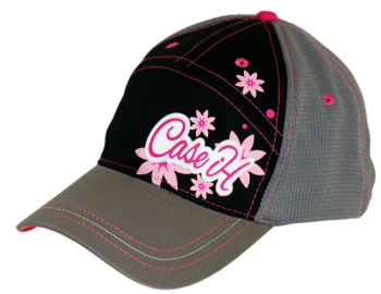 CAS14CIH038 - CASE IH Cap „Schwarzgrau mit Blumen“