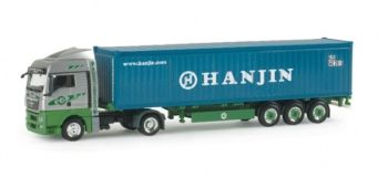 HER155519 - MAN TGX XLX 4x2 EKB mit Containerträger und 40 Fuß Container HANJIN