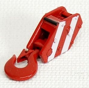YCC250-1 - Haken 25 Tonnen 3 Rollen "Rot und Weiß"