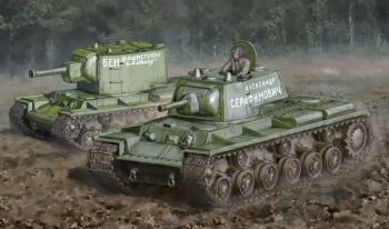 ITA15763 - KV-1 / KV-2 Tanks zum Zusammenbauen und Lackieren