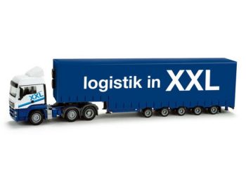 HER158510 - MAN TGS LX mit 5-Achs-Planenauflieger XXL LOGISTIK
