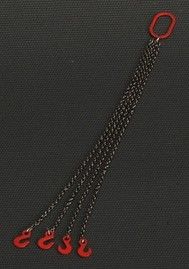YCC306-R - Hebeschlinge mit 4 Beinen à 8 cm "Rot"