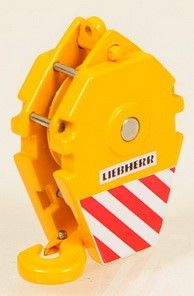 YCC202-2 - Haken 41 Tonnen 1 Umlenkrolle "Gelb; Rot und Weiß" LIEBHERR