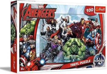 TRF16272 - Puzzle 100 Teile AVENGERS im Angriff