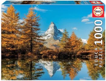 EDU17973 - 1000 Teile Puzzle Das Matterhorn im Herbst