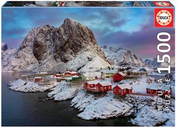 EDU17976 - 1500-Teile-Puzzle Insel Lofoten in Norwegen