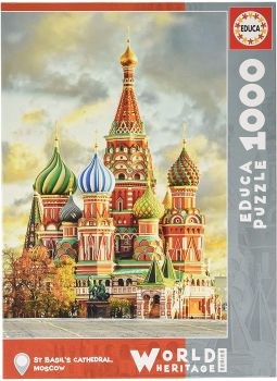 EDU17998 - 1000-Teile-Puzzle Basilius-Kathedrale in Moskau