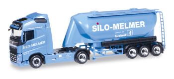 HER304771 - VOLVO FH 4x2 mit Siloanhänger 3 SILO-MELMER-Achsen.