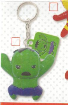 T8884C - MARVEL Figur Schlüsselanhänger mit zwei Stikers - HULK