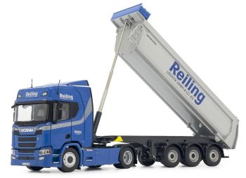 MAR2022-01REILING - SCANIA 4x2 mit Kipper Meiller 3 Achsen REILING.