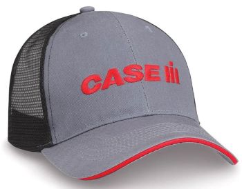 CAS220003 - Mütze - CASE IH - grau und rot mit Mesh-Rückseite