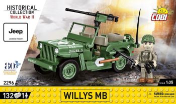 COB2296 - JEEP Willys MB mit M2 80. Jahrestag - 150 Teile