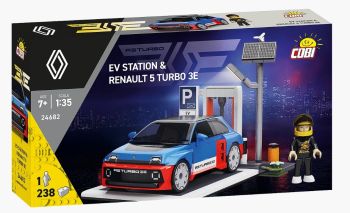 COB24682 - Ladestation mit RENAULT 5 Turbo 3E – 238 Teile