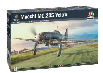 ITA2519 - MACCHI MC.205 Veltro Jagdflugzeug zum Zusammenbauen und Bemalen