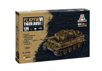 ITA25755 - Panzer Pz. kpfw. VI Tiger I Ausf. E zum Zusammenbauen und Bemalen