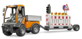 BRU2693 - VarioCar Kommunales Einsatzfahrzeug mit Pritsche und Baustellenbeschilderung