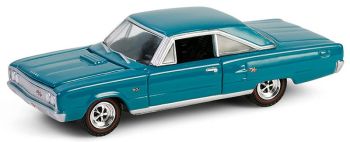 GREEN28160-C - DODGE Coronet R/T Hemi 1967 türkis 60. Geburtstag HEMI in Blisterverpackung