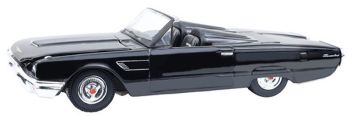 GREEN28170-E - 1965 Ford Thunderbird Schwarz aus der Black Bandit-Serie in Blisterverpackung