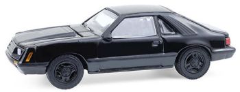 GREEN28170-F - 1979 Ford Mustang Schwarz aus der Black Bandit-Serie BANDIT-Serie in Blisterverpackung