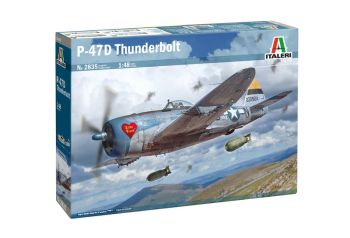 ITA2835 - Kampfflugzeug REPUBLIC P-47D Thunderbolt zum Zusammenbauen und Bemalen