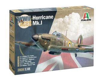 ITA2838 - HURRICANE Mk.I Aces Kampfflugzeug zum Zusammenbauen und Lackieren