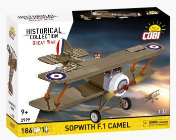 COB2999 - Militärflugzeug Sopwith F.1 Camel – 186 Teile