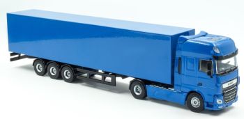 HOL2-076000BLEU - DAF XF 4x2 mit Anhänger 3 Achsen blau