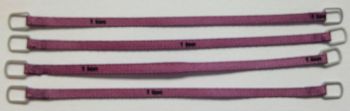 YCC331-3 - Set mit 4 Hebegurten 1 Tonne 8 cm Lila