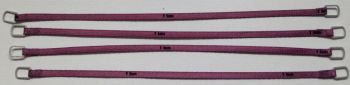 YCC331-5 - Set mit 4 Hebegurten 1 Tonne 12 cm Lila