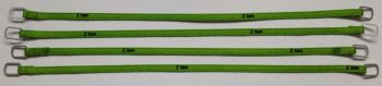 YCC332-5 - Set mit 4 Hebegurten 2 Tonnen von 12 cm Grün