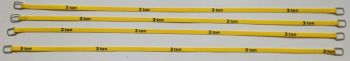 YCC333-6 - Set mit 4 Hebegurten 3 Tonnen von 26 cm Gelb