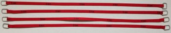 YCC335-5 - Set mit 4 Hebegurten 5 Tonnen von 24 cm Rot