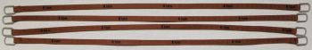 YCC336-4 - Set mit 4 Hebegurten 6 Tonnen von 20 cm Dunkelbraun