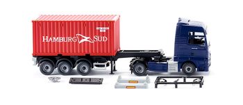 WIK052348 - MAN TGX Euro 6 4x2 mit 3-Achs-Anhänger und Container HAMBURG SÜD