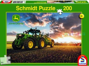 PUZ56145 - 200 Teile JOHN DEERE 6150R mit Feldspritze 43.2x29.1cm puzzle zum ausdrucken